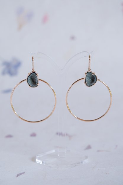 JADE earrings, green