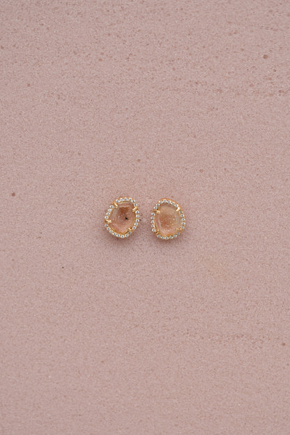 APRIL studs, orange