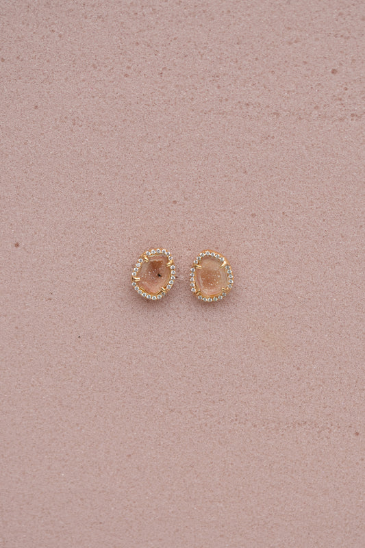 APRIL studs, orange