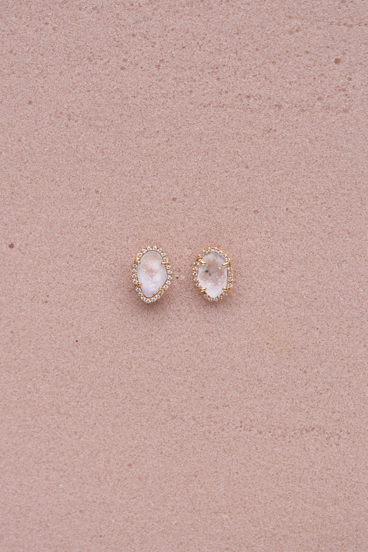 APRIL studs, pink