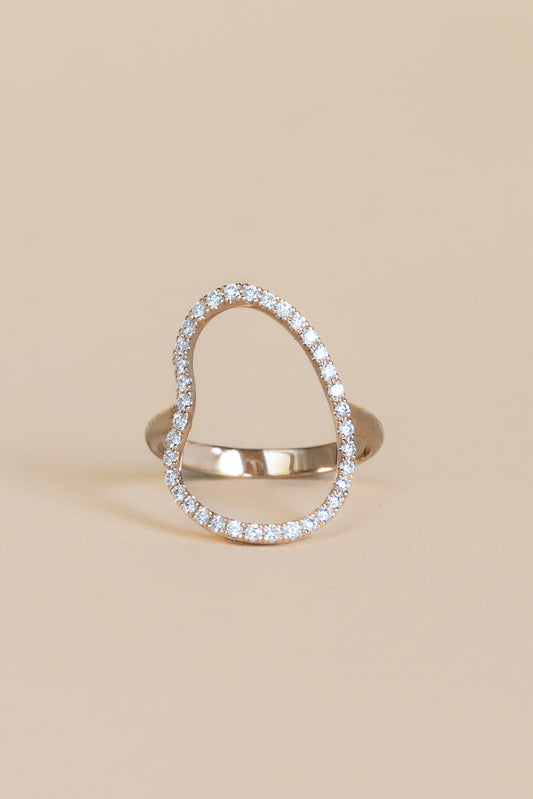 AIRE ring, diamonds (small)