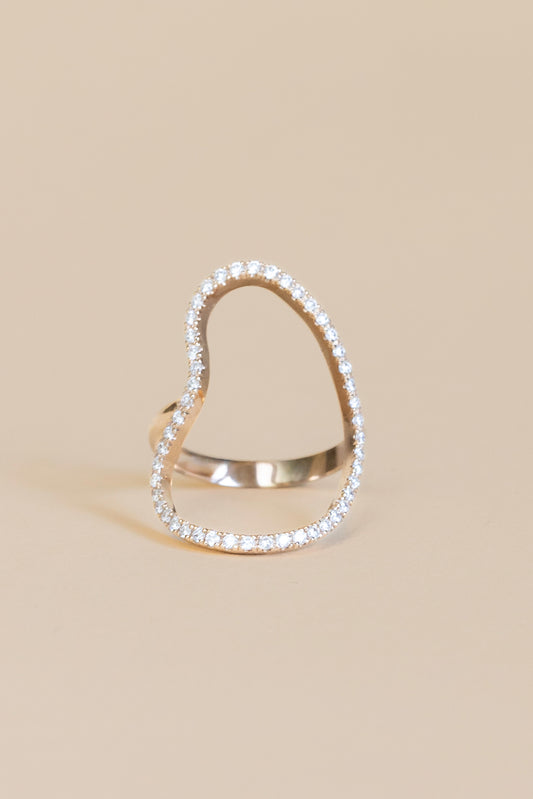 AIRE ring, diamonds (large)