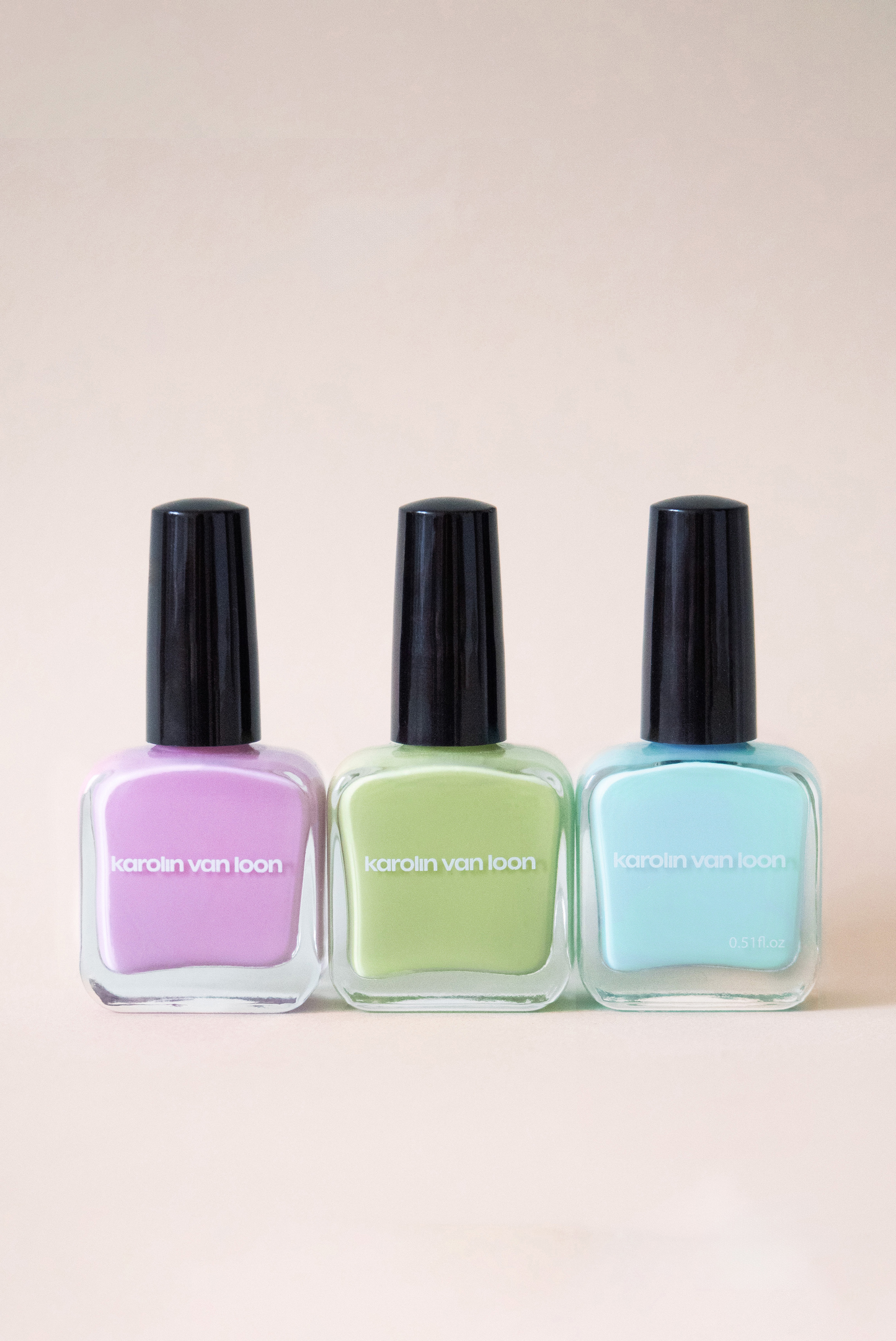 Summer on Nails (43 Lavande Léger + 41 Citron Vert + 51 Brume Océane)