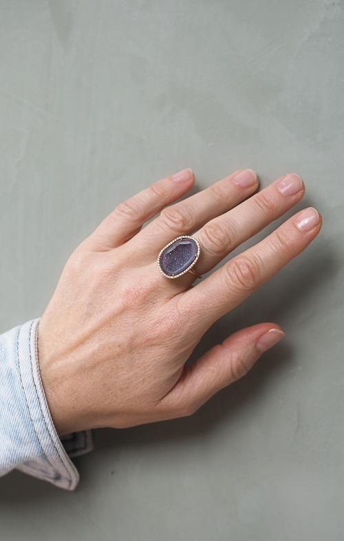 ROCKY ring, purple