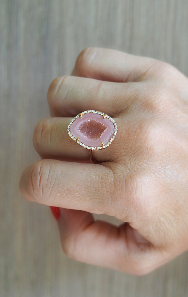 ROCKY ring, pink