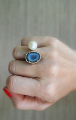GAIA ring, blue