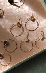 JADE earrings, white