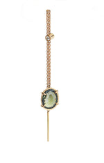 MOON earring, green