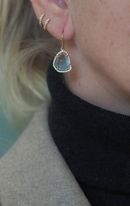 ALISON earrings, blue/green