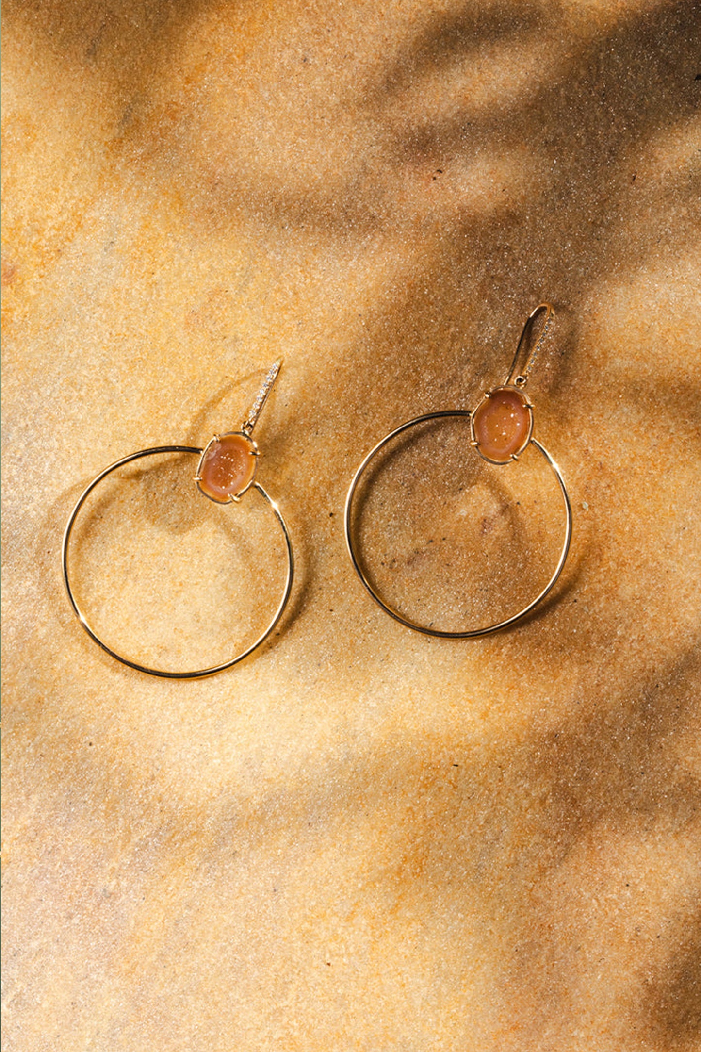 JADE earrings, orange
