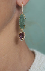 DANIQUE earrings, green