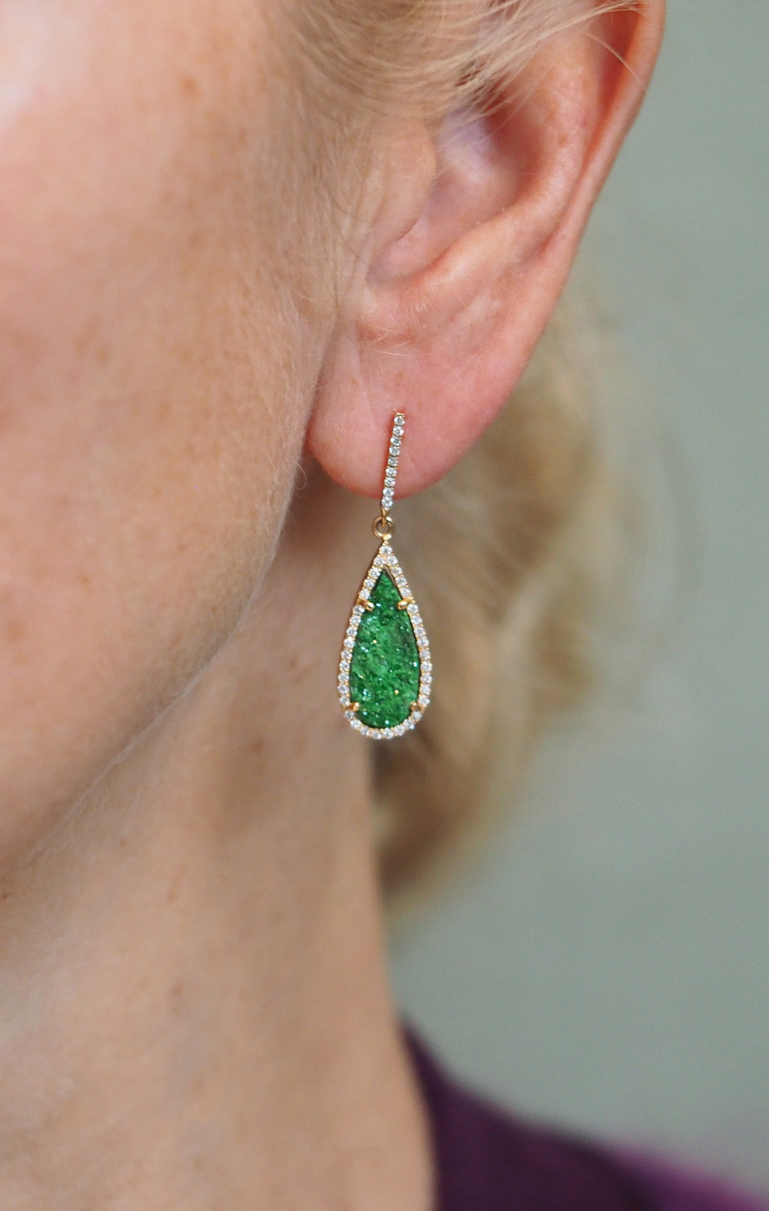 AYALA earrings, green