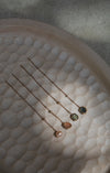 MOON earring, green