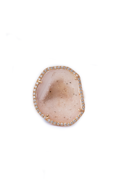 ROCKY ring, blush