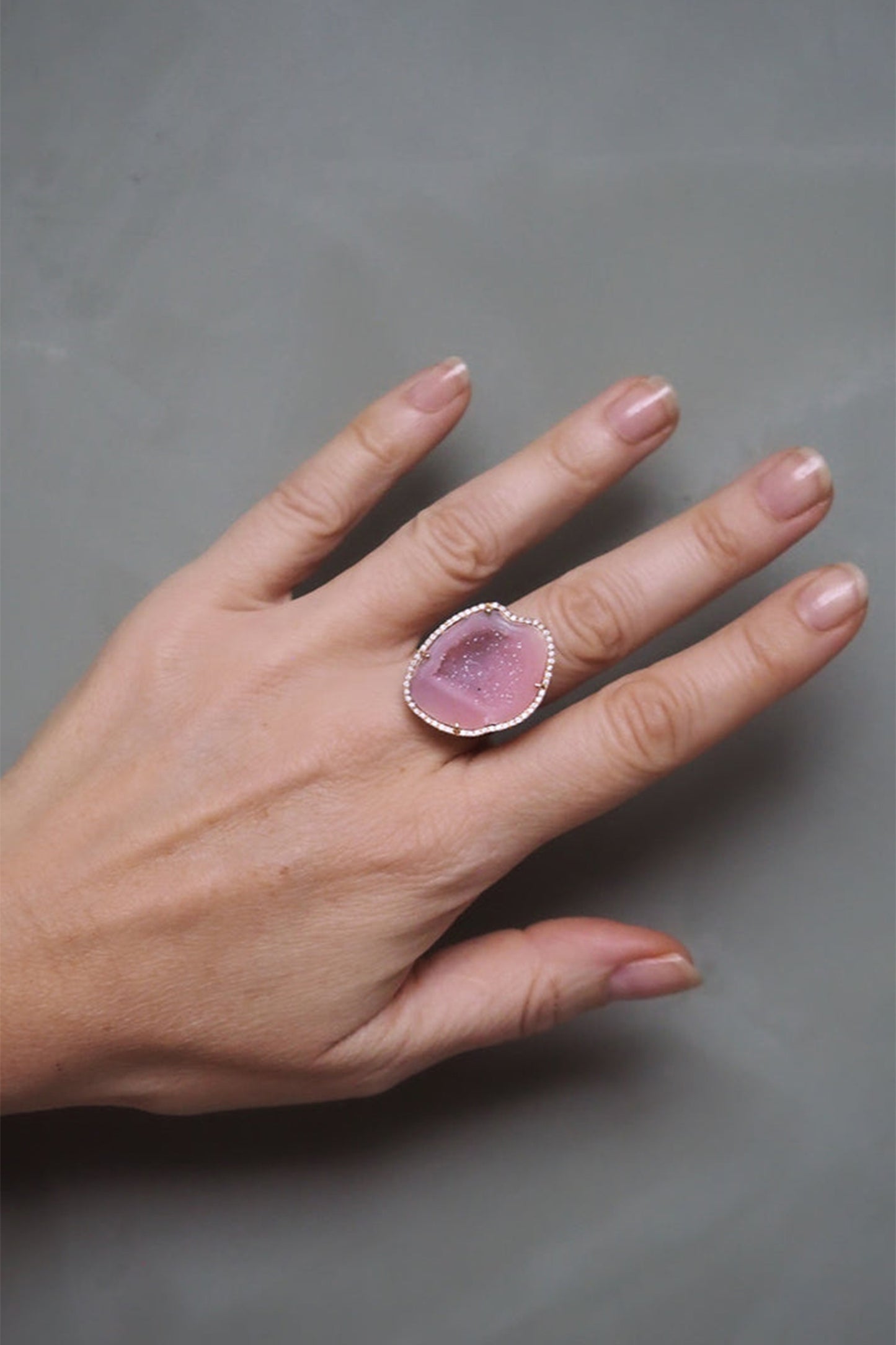 ROCKY ring, pink