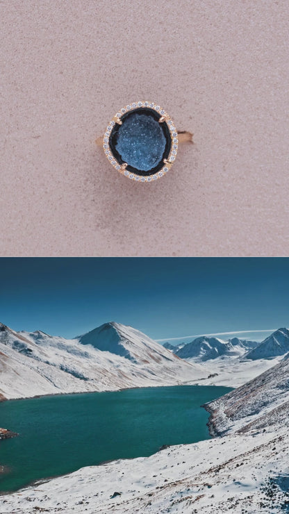 ROCKY ring, ice blue