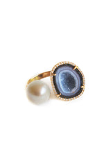 GAIA ring, blue