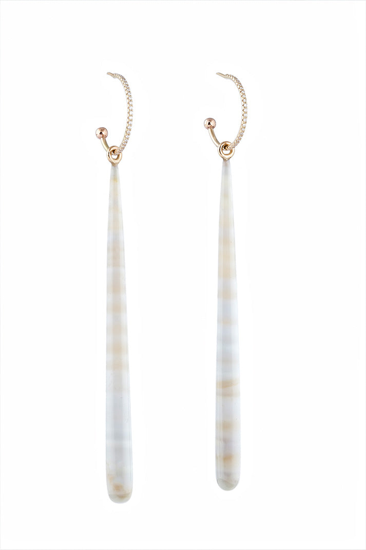 MINIE earrings, cream