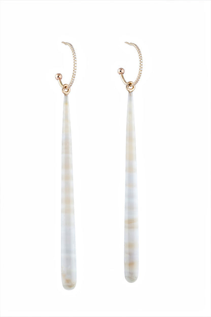 MINIE earrings, cream