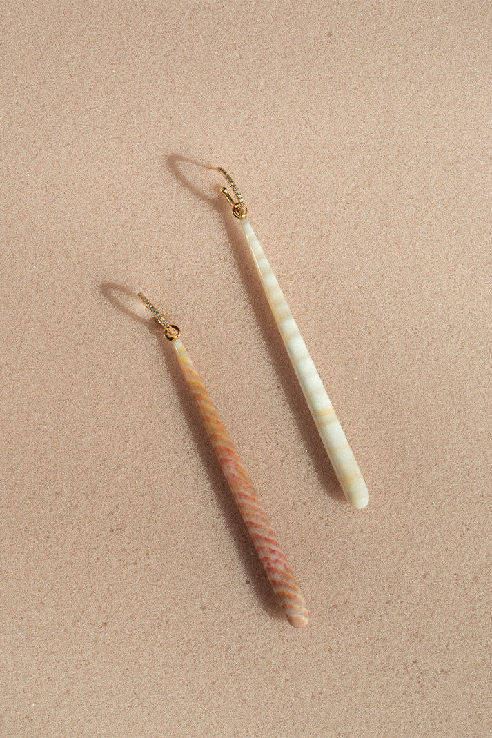 MINIE earrings, cream