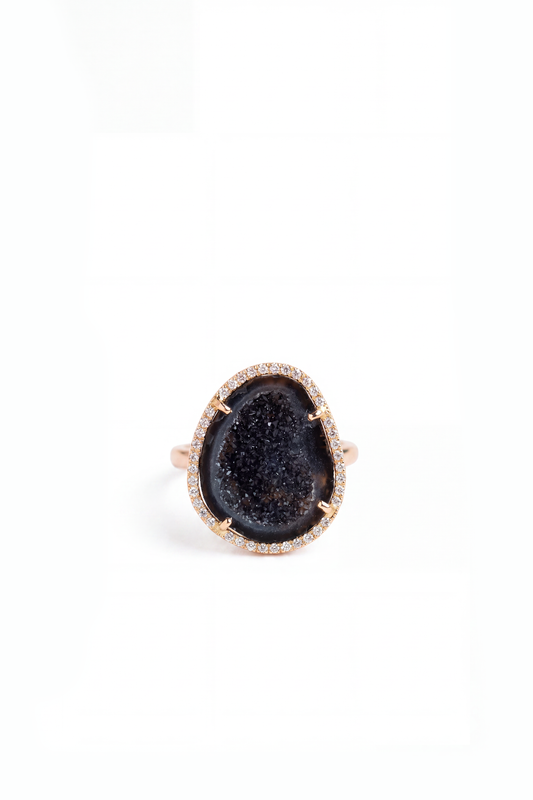 ROCKY ring, Coal black