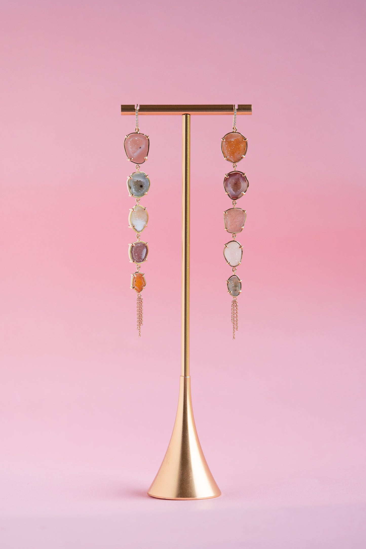 Audrey earrings, Rainbow