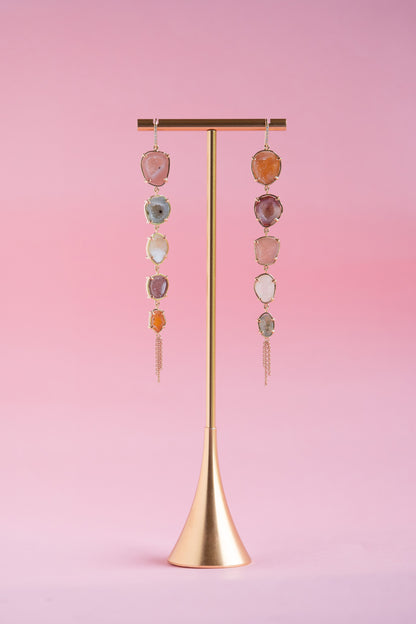 Audrey earrings, Rainbow