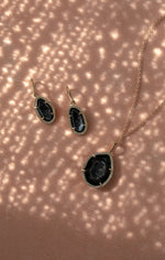 ALISON earrings, black