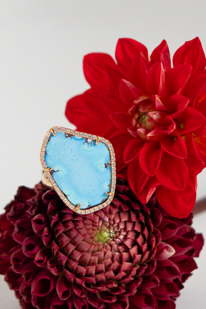 Charlize ring, Ocean Blue