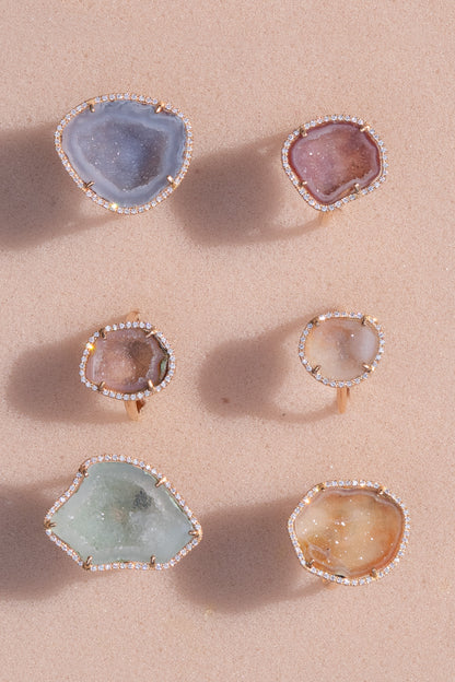 ROCKY ring, orange brown