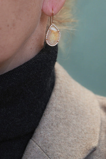 ALISON earrings, yellow