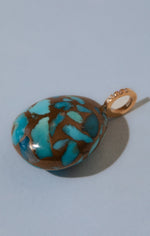 TERRAZZO pebble, turquoise