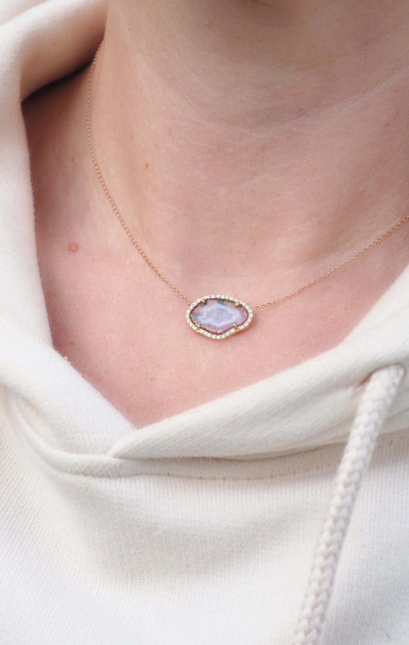 ALIZEE necklace, pink