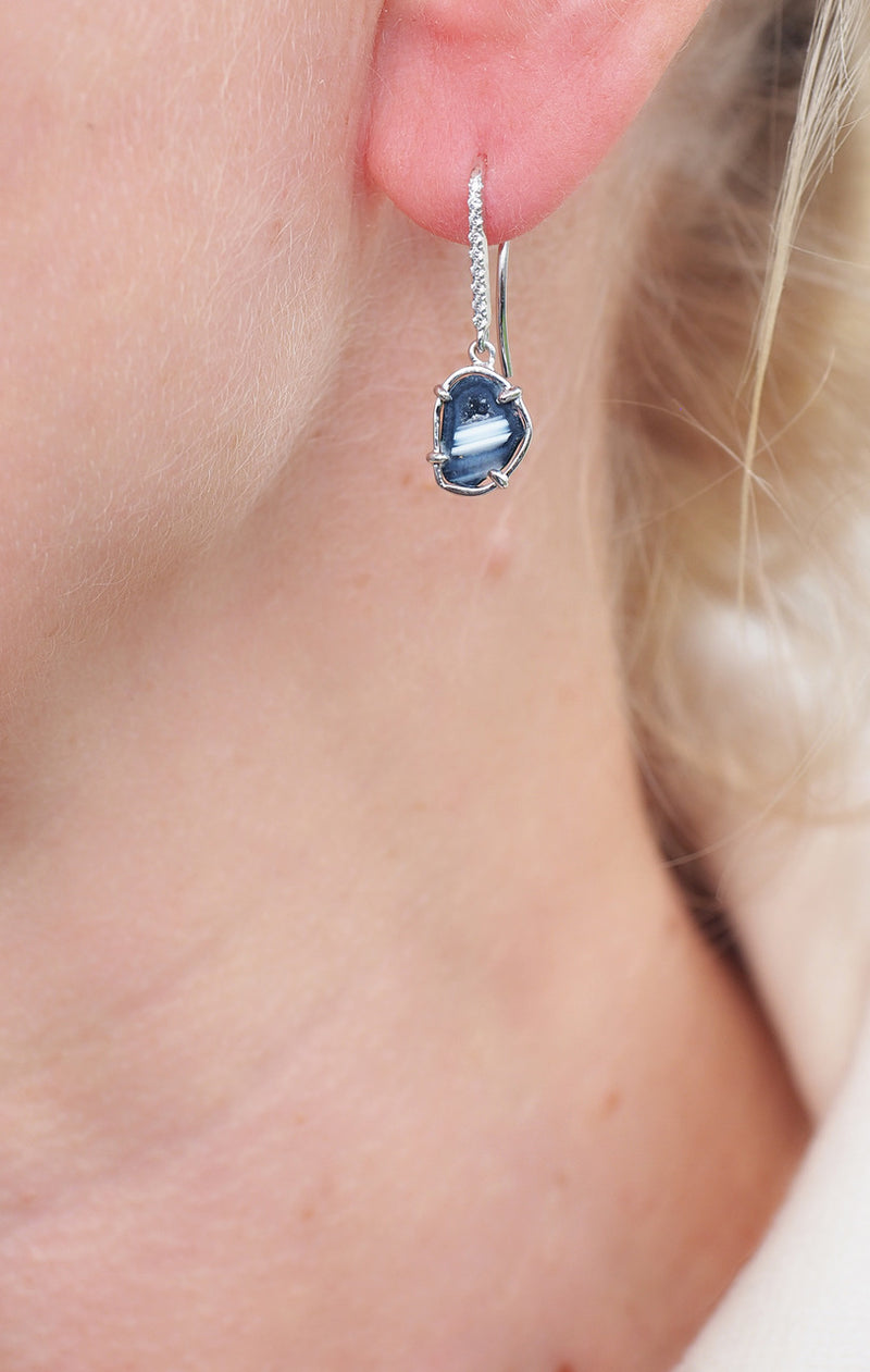 DYLAN earrings, white gold