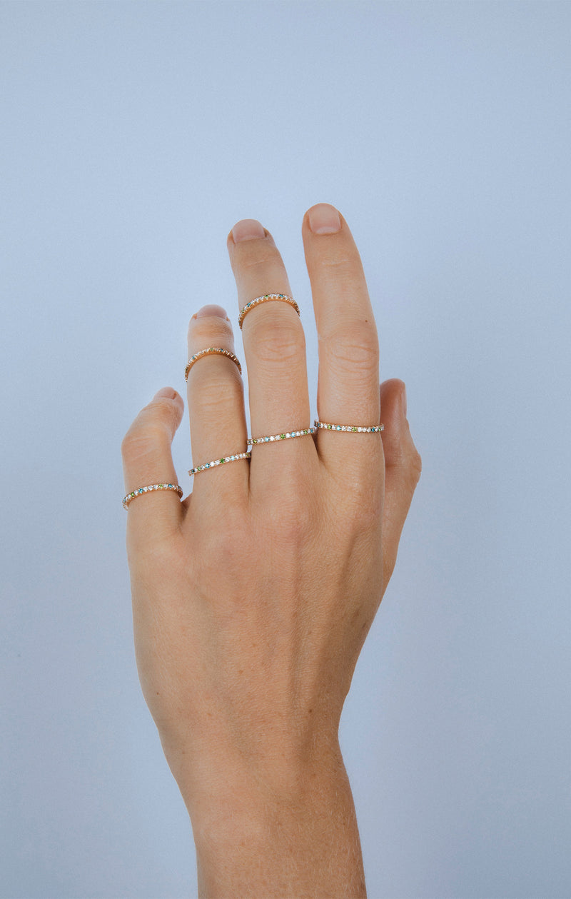 LANA ring, diamonds