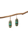 Lagoon earrings, striped
