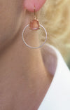 JADE mini earrings, pink