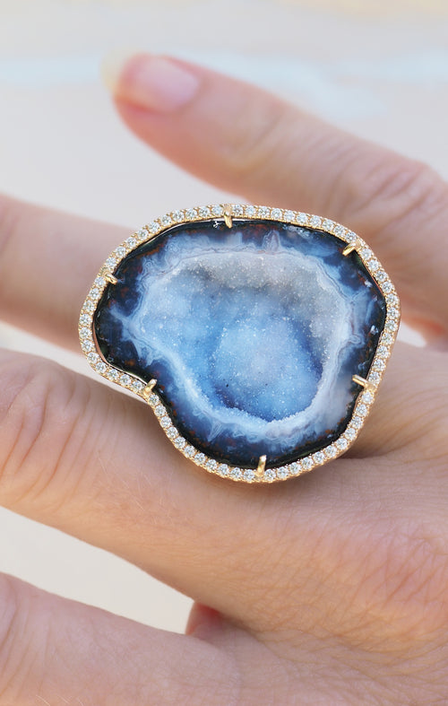 ROCKY ring, blue