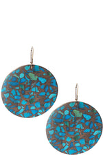TERRAZZO earrings, turquoise